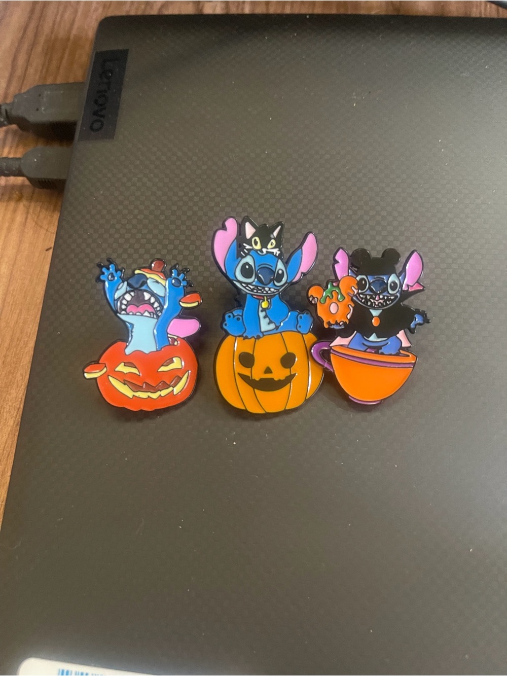 Stitch enamel pin bundle